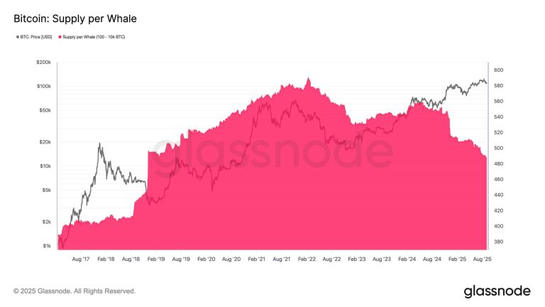 Bitcoin whale holdings dwindle to lowest levels since 2018 amid significant profit-taking